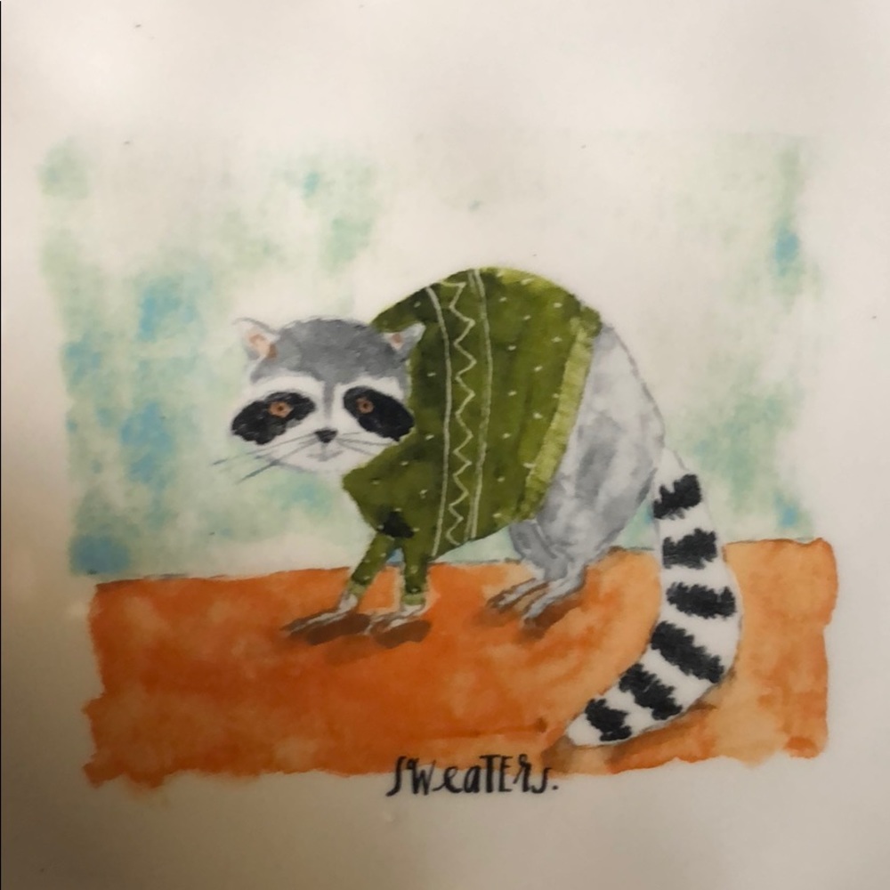 Rae Dunn sweater plate